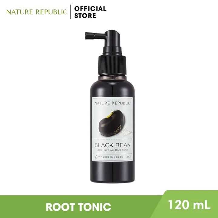 NATURE REPUBLIC BLACK BEAN ANTI-HAIR LOSS ROOT TONIC 120 mL | Lazada PH
