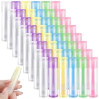 30PCS 5ML Colorful Empty Lip Balm Container Tubes Empty Lip Gloss Cosmetic Lipstick Balm Packaging For Makeup Refillable Tools