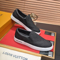 รองเท้าผ้าใบผู้ชายหรูหราน้ำหนักเบา Sepatu Slip On,รองเท้าผ้าใบแฟชั่น2023รองเท้าบุรุษใหม่คุณภาพสูงรองเท้าลำลองผู้ชายมี3สี