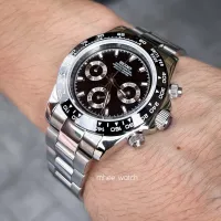 Seiko Mod Daytona Black Dial VK63 Movement Type Quartz