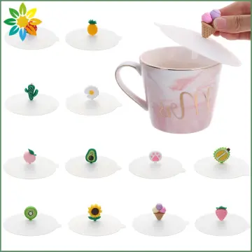 6pcs Silicone Cups Covers Dustproof Universal Cup Lids Silicone Cup Lids