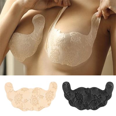 【CW】 Lace Chest Sticker Ladies Self Adhesive Strapless Invisible Chest Pad U shaped Chest Sticker Invisible Bra Large Size