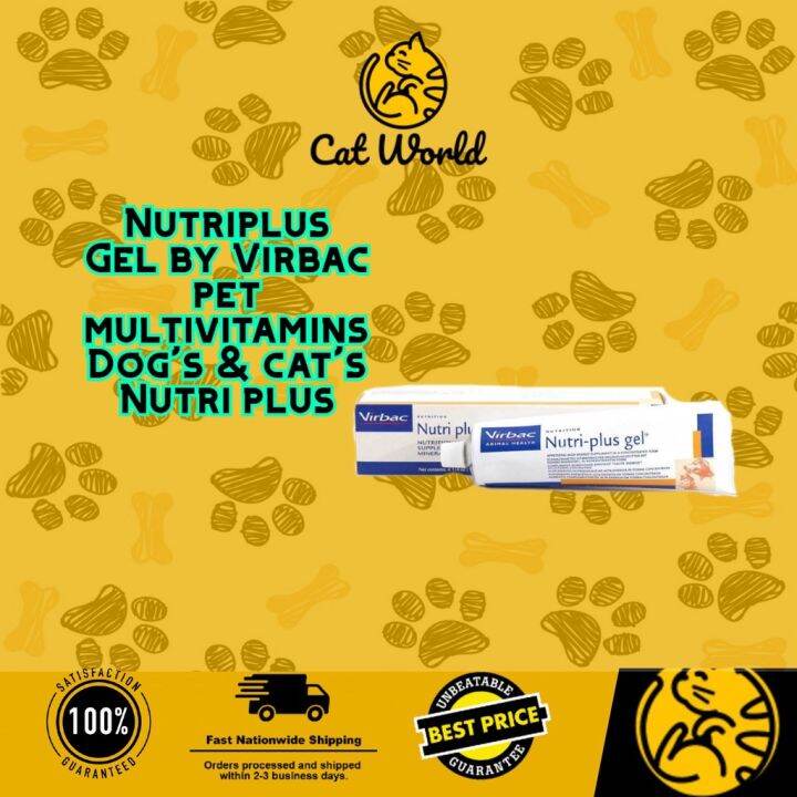Nutriplus Gel by Virbac pet multivitamins Dog's & cat's Nutri plus