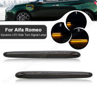 AFor 2010-2020 Alfa Romeo Giulietta LED แบบไดนามิกด้านเครื่องหมายไฟลูกศรเลี้ยวไฟกระพริบโคมไฟ C An BUS ไม่มีข้อผิดพลาดสำหรับ GiuliettaM