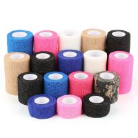 【CW】 4.8m Colorful Sport Adhesive Elastic Bandage Wrap Tape Elastoplast Knee Support Ankle Shoulder