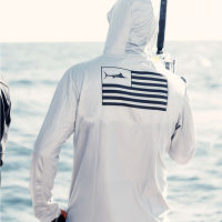 Bill Fish Gear Mens แขนยาวตกปลา hoodie ในเสื้อ Camo ตกปลาเครื่องแต่งกาย camisa de pesca ตกปลา Sun jerseys