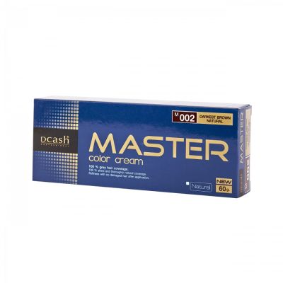 1 กล่อง Dcash Master Hair Color ครีมเปลี่ยนสีผม ดีแคช มาสเตอร์ 60 g. M002