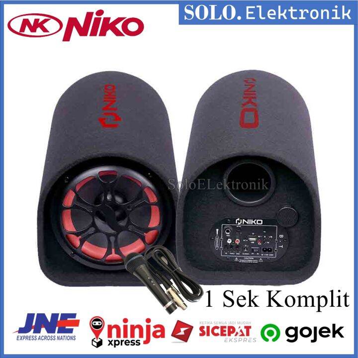 SPEAKER BLUETOOTH NIKO GL12 Subwoofer Car Speaker 12" Karaoke Bluetooth