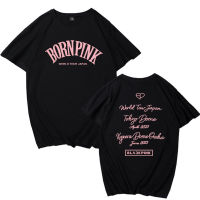 KPOP BLACKPINK BORN PINK World Tour KUALA LUMPUR Same Cotton T-shirt Men and Women Plus [S-5XL] s-5xl o