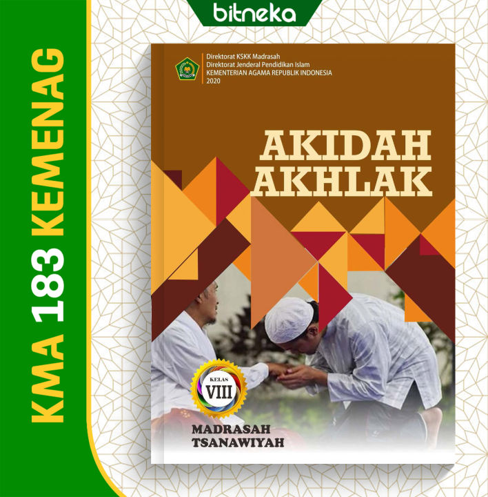 Buku Siswa Akidah Akhlak Kelas 8 MTs Kemenag | Lazada Indonesia