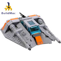 Buildmoc Space Wars Battle Of Hoth MOC-15626 Snowspeeder T-47 Airspeeder Snowfield เครื่องบินรุ่นอาคารบล็อกของเล่นเด็กของขวัญ