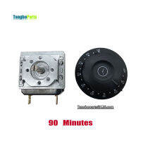 ตู้อบฆ่าเชื้ออะไหล่ D-Type Shaft 90 Minute Timer Switch พร้อมลูกบิดพลาสติก