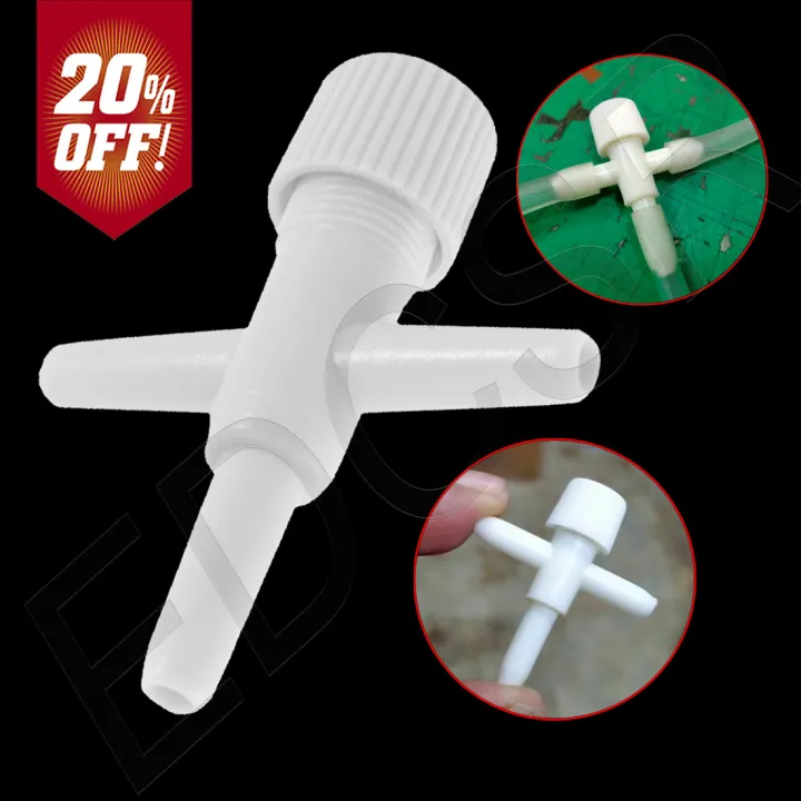 Aquarium Air Pump Airflow Air Flow Control Controller Dual Tee