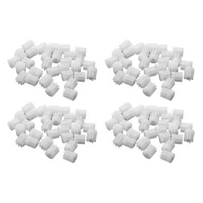 120Pcs 0.5 Modulus 8 Teeth Plastic Gear Cog for 2mm Toy Car Motor Shaft