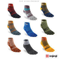 Injinji Mens Trail Mid weight Performance Toe-sock Mini-crew ถุงเท้าเทรลแยกนิ้วข้อต่ำ