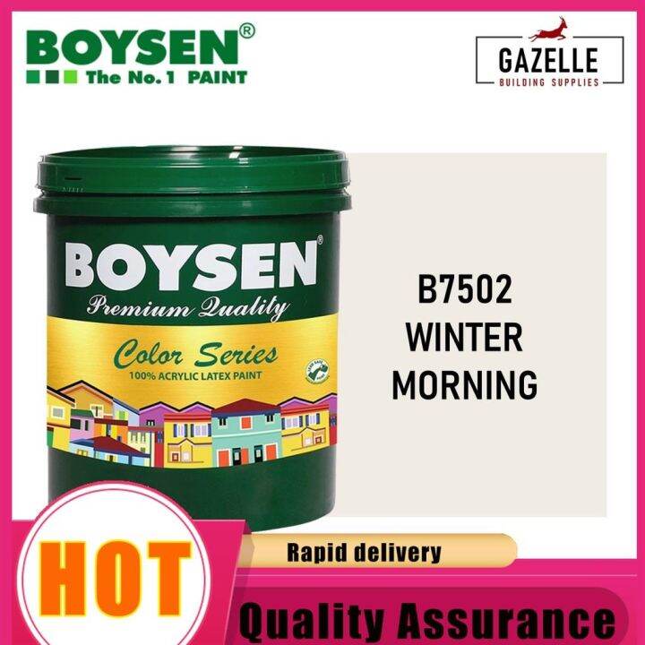 Boysen Color Series Permacoat SemiGloss Latex Paint Winter Morning