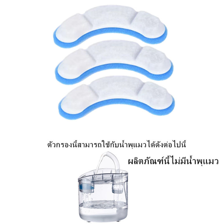 ส่งจากประเทศไทย-รุ่นต่างๆ-แผ่นกรองน้ําพุแมว-ไส้กรองน้ำพุแมว-ฟิลเตอร์น้ำพุแมว-อะไหล่น้ำพุแมว-ตัวกรองน้ำพุแมว