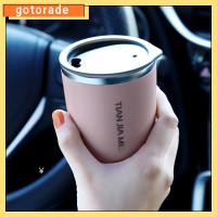 GOTORADE 300ml แบบพกพาได้ ทนความร้อนทน สแตนเลสสตีลไร้สนิม ถ้วยเก็บความร้อน แก้วกาแฟแก้ว แก้วมัคสำนักงาน เหยือกน้ำเดินทาง