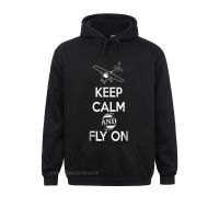 Hoodies Keep Calm And Fly On Pilot Hoodie Great Gifts Pilots Tee Summer Long Sleeve Men Sweatshirts Fitness Tight Sportswears Size XS-4XL