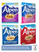Ngũ cốc giảm cân trái cây dinh dưỡng Alpen không đường đủ loại 560g nhập