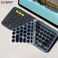 Wireless Keyboard Cover For Logitech K380 Wireless Colorful US Soft Silicone Film Case Slim Thin Protective Cover Basic Keyboards