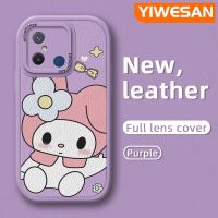 YIWESAN เคสสำหรับ Xiaomi Redmi 12C POCO C55 M5s ลายการ์ตูนน่ารักเมโลดี้ดีไซน์ใหม่นุ่มหนังบางซิลิกาเคสโทรศัพท์เจลฝาปิดเลนส์เต็มกล้องเคสกันกระแทกกันกระแทก