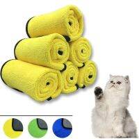 Pet Absorbent Towel Quick-drying Dog and Cat Towels Soft Fiber Dog Bath Towel Convenient Pet Shop Cleaning Towel Pet Supplies