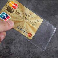 10pcs Waterproof PVC Transparent Card Holder Plastic Card id Holders Case To Protect Credit Cards Card Protector Card Holders