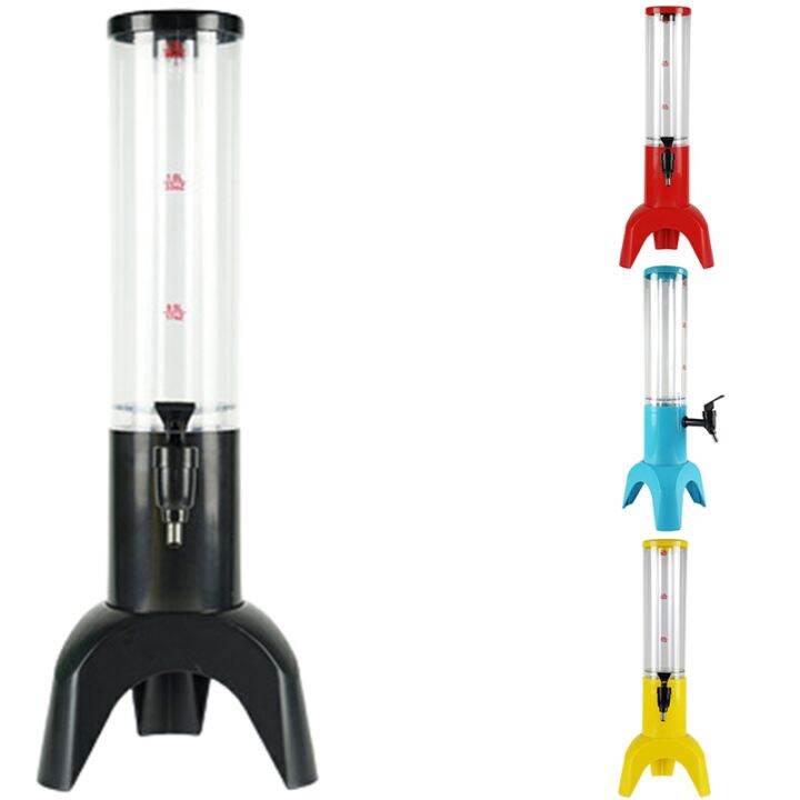 1-5l-beer-dispenser-tower-easy-clean-integrated-tap-with-ice-tube-clear-beverage-tower-dispenser