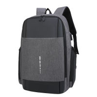 Business Mens Backpack Travel Outdoors Water Proof Large Capacity Laptop Bag Night Light Usb Charging Casual Student Schoolbags