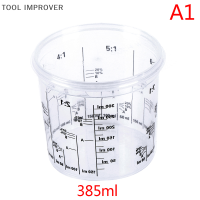 TOOL IMPROVER พลาสติกสีผสมถ้วย PP Hard Plastic TUNE Paint CUP พร้อมฝาครอบ