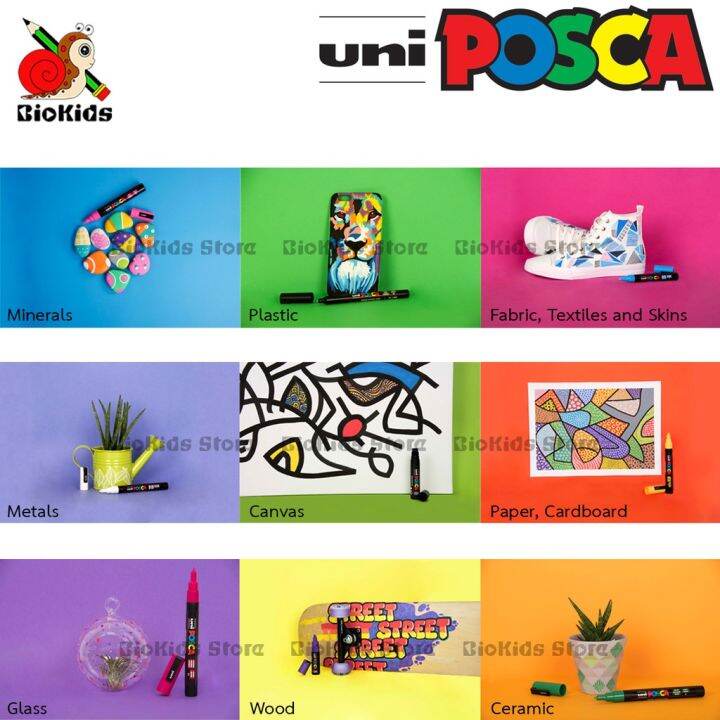 โปรโมชั่น-คุ้มค่า-uni-posca-pc-3m-0-9-1-3-mm-i-ปากกามาร์คเกอร์ถาวร-ลบไม่ได้-ขนาดเส้น-0-9-1-3-มม-ราคาสุดคุ้ม-ปากกา-เมจิก-ปากกา-ไฮ-ไล-ท์-ปากกาหมึกซึม-ปากกา-ไวท์-บอร์ด