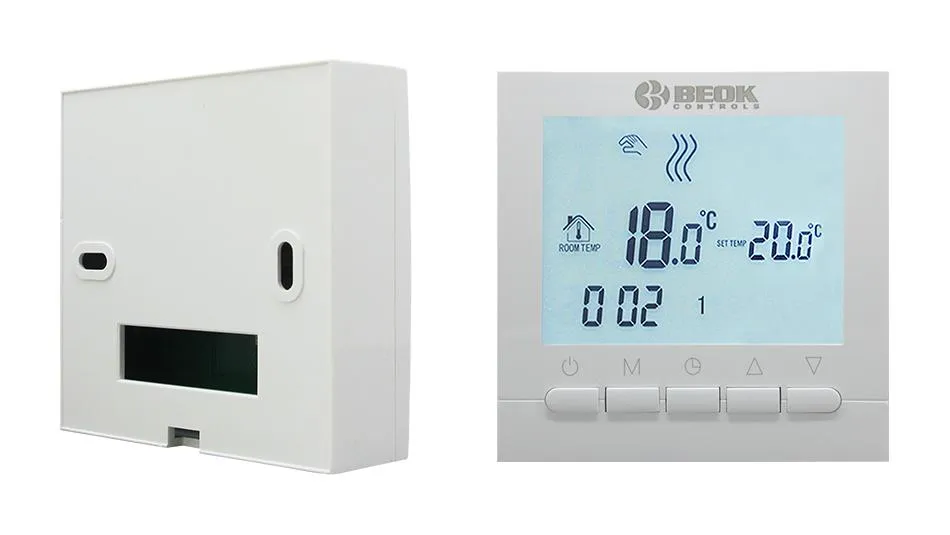 BEOK Room Wall-mounted Wifi / Non-Wifi Thermostat Temperature Controller  for Gas Boilers Heating Weekly Programmable BOT-313