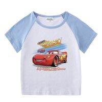 Cars Lightning Mcqueen 95 Sando For Kid Boy Clothing T Shirt For Kids Boy Cartoon Tops Sale 1-8 Years Tshirt Tees For Kids Short Sleeve Soft Cotton For Baby Boys Chidren Casual Homewears ซื้อทันทีเพิ่มลงในรถเข็น