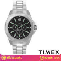 Timex TW2U42600 Essex Avenue Multifunction นาฬิกาข้อมือผู้ชาย สายสแตนเลส สีเงิน