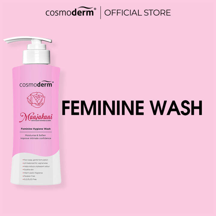 COSMODERM Manjakani Feminine Hygiene Wash 375ml | Lazada