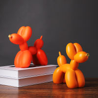 Balloon Dog Statue Sculpture Matte Resin Home Decor Modern Nordic Animal Ornament Home Decoration Accessories Bed Living Room