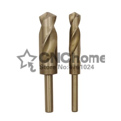 ELEGANT 1/2 inch Dia Reduced Shank HSS-CO Twist Drill Bit 14.0mm-30.0mm Blade For Bore Machining (14/15/16/17/18/19/20/22/25/28/30mm)