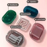 Plastic Transparent Storage Dust-proof Compartment Box Portable Braces