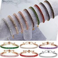 European and American Crystal Bracelet Light Luxury Bracelet Female Simple Adjustable Hand Jewelry Fashion Bracelet