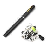 Pocket Collapsible Fishing Rod Reel Combo Mini Pen Fishing Pole Kit escopic Fishing Rod Spinning Reel Combo Kit