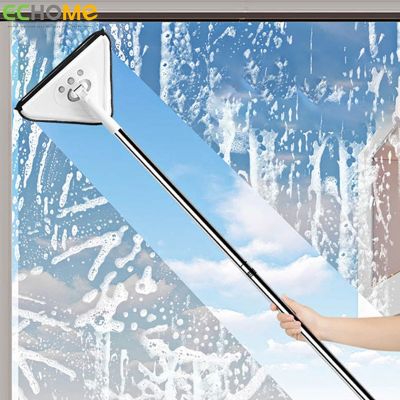 ECHOME Triangle Mop 360° Spin Mop Window Washing Telescopic Ceiling Dust Cleaning Tool Scratching Integrated Home Cleaning Mop