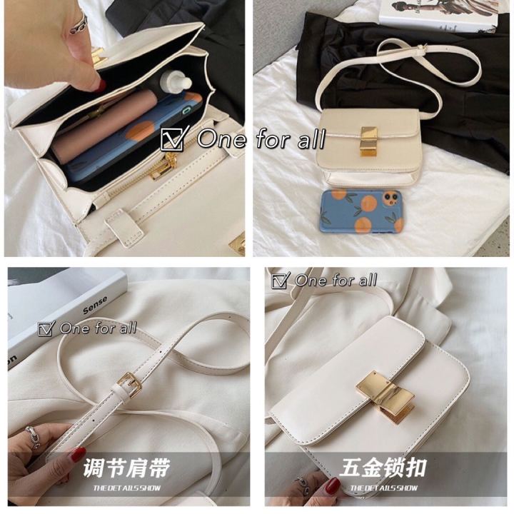 พร้อมส่ง-7936-กระเป๋าสะพายข้างผู้หญิง-กระเป๋าสะพายข้าง-กระเป๋าสะพายแฟชั่นเกาหลี-พร้อมส่ง