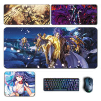 Anime Saint Seiya Large Mouse Pad Athena Seiya Hades Muu Shaka Mousepad Computer Laptop Gamer Pad PC Gaming Accessories Desk Mat