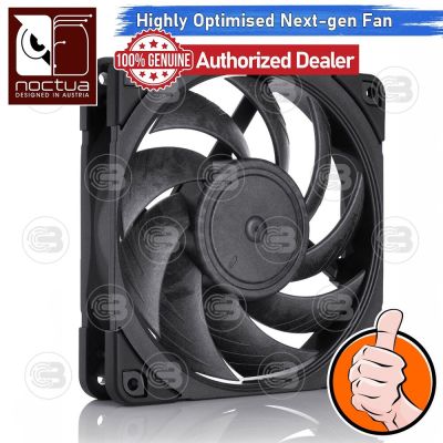 [CoolBlasterThai] Noctua PC Fan Case NF-A12x25 PWM Chromax.Black.Swap (size 120 mm.) ประกัน 6 ปี