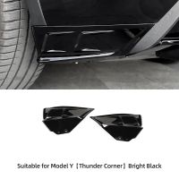 Car Back Lip Corner Anti-Scratch Protector Patch Exterior Accessories for Tesla Model Y 2021-2022