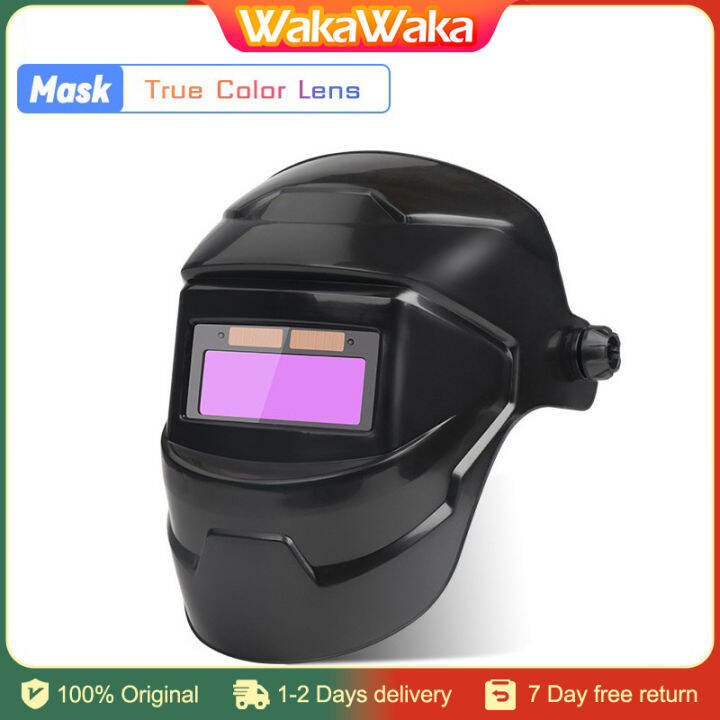 WakaWaka Welding Helmet Auto Darkening Welding Mask Eye Protector Head