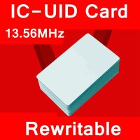 10PCS/LOT IC-UID Blank card IC-UID Chinese magic card 13.56MHZ rewriteable blank IC Card MI S50 Card clone copy entrance