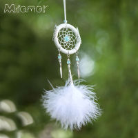 Small White Dreamcatcher &amp; Wind Chimes Car &amp; Bar &amp; Home Wall Hanging Pendant Decor Dream Catcher Gift For Girlfriend AMOR0396