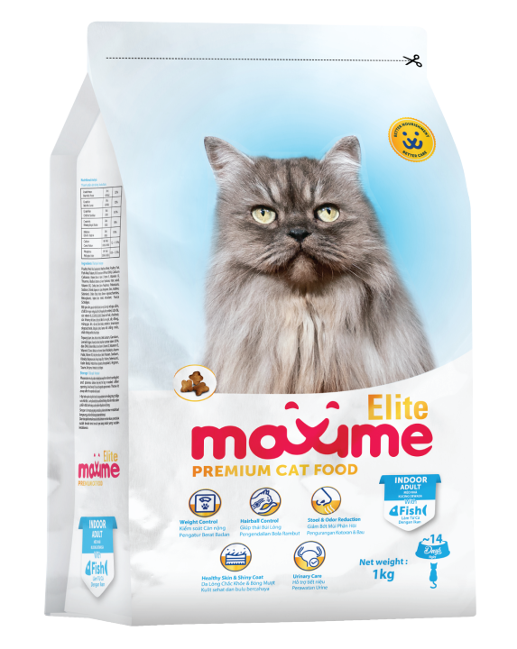 Maxime Elite Adult Indoor Dry Cat Food 1kg | Lazada PH